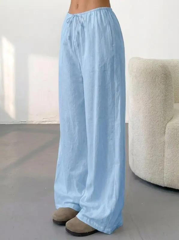 Élan Women's Wide Leg Pants, Sky