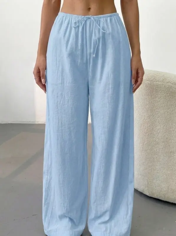 Élan Women's Wide Leg Pants, Sky